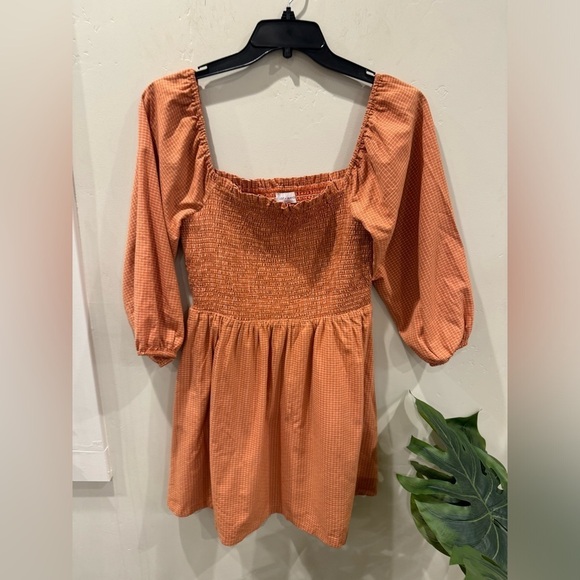 Lost + Wander Orange Where The Heart Is Mini Dress SZ M used once - Picture 9 of 9